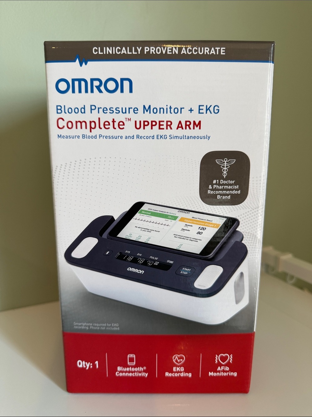 OMRON Blood Pressure Monitor + EKG - NEW with original seal